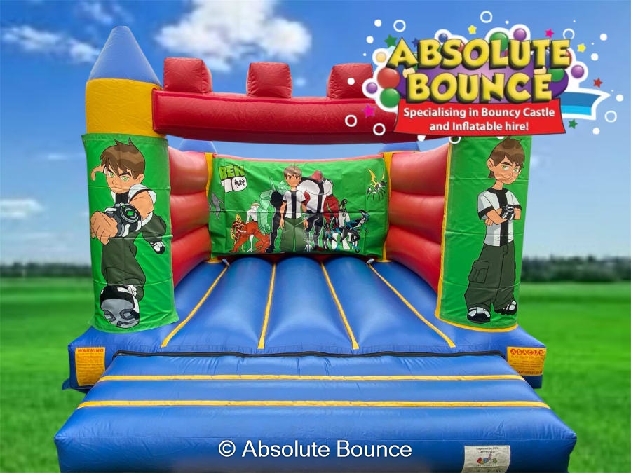 Ben 10 - available on any sized themeable inflatable - Bouncy Castle ...